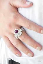 Load image into Gallery viewer, Paparazzi Crown Coronation Purple Ring
