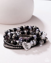 Load image into Gallery viewer, Paparazzi Optimistic Opulence - Black Bracelet
