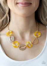 Load image into Gallery viewer, Paparazzi Retro Retrograde Yellow Necklace
