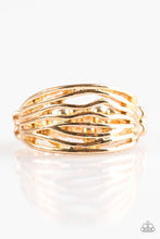 Load image into Gallery viewer, Paparazzi Rip Current Gold Ring
