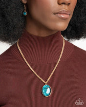 Load image into Gallery viewer, Paparazzi Rule the Night Blue Necklace
