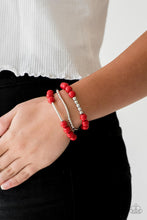 Load image into Gallery viewer, Paparazzi New Adventures Red Bracelet
