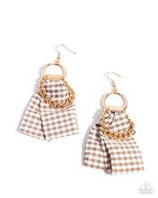 Load image into Gallery viewer, Paparazzi Picnic Pizzazz Brown Earrings

