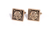 Load image into Gallery viewer, Paparazzi Alpha of the Pack Gold Cuff Links
