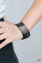 Load image into Gallery viewer, Paparazzi Tic Tac Stack Black Bracelet
