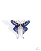 Load image into Gallery viewer, Paparazzi Butterfly Battalion - Blue Ring
