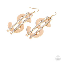 Load image into Gallery viewer, Paparazzi Magnate Moment - Gold Earrings
