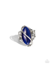 Load image into Gallery viewer, Paparazzi Enlightened Elegance - Blue Ring
