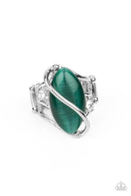 Load image into Gallery viewer, Paparazzi Enlightened Elegance - Green Ring
