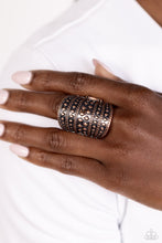Load image into Gallery viewer, Paparazzi Diamondback Bravado - Copper Ring
