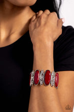 Load image into Gallery viewer, Paparazzi Saturated Sparkle - Red Bracelet
