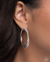 Load image into Gallery viewer, Paparazzi Shopping for Sparkle White Earrings

