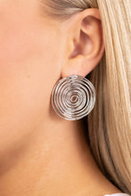 Load image into Gallery viewer, PRE-ORDER - Paparazzi COIL Over - Silver Earring
