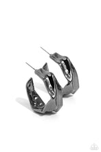 Load image into Gallery viewer, Paparazzi Cutting Edge Couture - Black Earring
