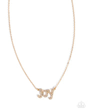 Load image into Gallery viewer, Paparazzi How Great Our Joy - Gold Necklace
