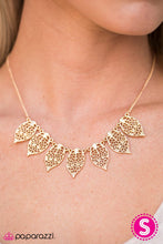 Load image into Gallery viewer, Paparazzi Leaf an Impression Gold Necklace
