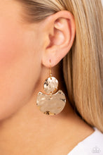 Load image into Gallery viewer, Paparazzi Monochromatic Charisma - Gold Earring
