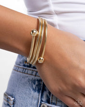 Load image into Gallery viewer, Paparazzi Calmly Coiled - Gold Bracelet
