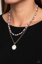 Load image into Gallery viewer, Paparazzi High School Reunion - Blue Necklace
