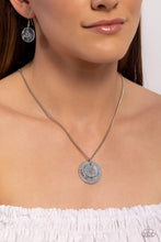 Load image into Gallery viewer, Paparazzi Gilded Guide - Silver Necklace
