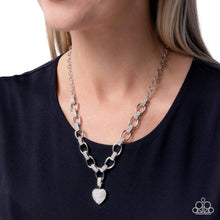 Load image into Gallery viewer, Paparazzi Sweetheart Swoon White Necklace
