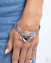 Load image into Gallery viewer, Paparazzi Sealed Sweetheart Silver Bracelets
