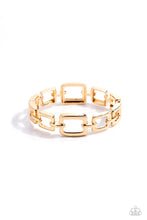 Load image into Gallery viewer, Paparazzi Square Inch - Gold Bracelet
