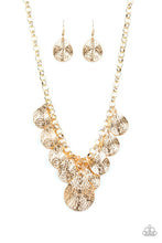 Load image into Gallery viewer, Paparazzi Texture Storm Gold Necklace

