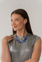 Load image into Gallery viewer, Paparazzi Emerald City Couture - Blue Necklace (June 2023 Life of the Party)
