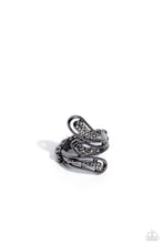 Load image into Gallery viewer, Paparazzi Flared Fashion Black Ring
