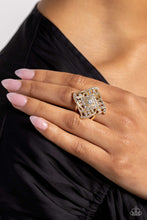 Load image into Gallery viewer, Paparazzi Tilted Talent - Gold Ring
