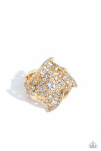 Load image into Gallery viewer, Paparazzi Tilted Talent - Gold Ring
