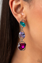 Load image into Gallery viewer, Paparazzi Dimensional Dance - Multi Earring (August 2023 Life of the Party)
