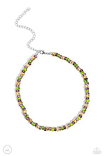 Load image into Gallery viewer, Paparazzi Colorfully GLASSY - Purple Necklace
