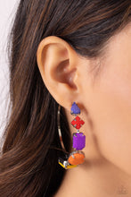 Load image into Gallery viewer, Paparazzi Geometric Gamer - Multi Earring
