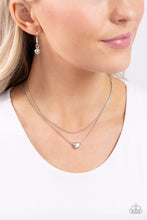 Load image into Gallery viewer, Paparazzi Sweetheart Series - Silver Necklace
