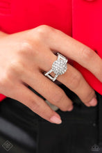 Load image into Gallery viewer, Paparazzi Polished Pageant - White Ring (November 2023 Magnificent Musings Fashion Fix)
