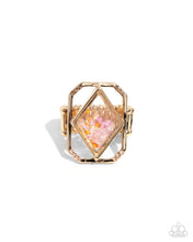 Load image into Gallery viewer, Paparazzi Diamond in the STUFF - Gold Ring
