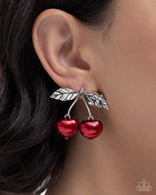 Load image into Gallery viewer, Paparazzi Confident Cherries - Red Earrings
