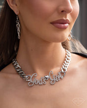 Load image into Gallery viewer, Paparazzi Shimmery Self-Worth - White Choker Necklace
