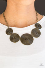 Load image into Gallery viewer, Paparazzi Deserves A Medal Brass Necklace
