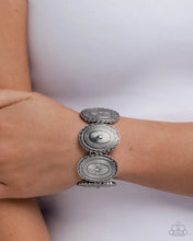 Load image into Gallery viewer, Paparazzi Tangible Tapestry - Silver Bracelet
