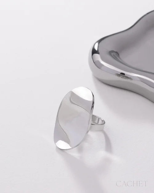 CACHET by Paparazzi Gleam Rhodium Ring