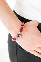 Load image into Gallery viewer, Paparazzi Right on the Romance Red Bracelet
