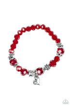 Load image into Gallery viewer, Paparazzi Right on the Romance Red Bracelet
