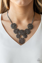 Load image into Gallery viewer, Paparazzi Malibu Idol Necklace and Modestly Malibu Bracelet - Black Set

