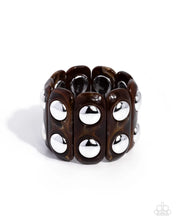 Load image into Gallery viewer, Paparazzi Hammered Hymn Brown Bracelet
