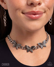 Load image into Gallery viewer, Paparazzi Aerial Ambition Silver Necklace
