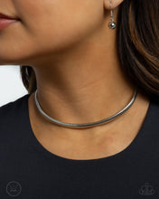 Load image into Gallery viewer, Paparazzi Captivating Choker Silver Choker Necklace
