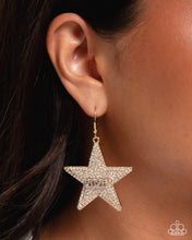 Load image into Gallery viewer, Paparazzi Celebratory Character Gold Earrings
